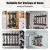 Gun Rack for Wall, Indoor Gun Racks Wall Mount, Adjustable