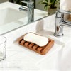 Teak Wood Soap Dish - Bar Soap Holder & Soap