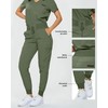 Monarch Uniforms Slim Fit Stretchy Scrubs Women's Jogger Scrub Set