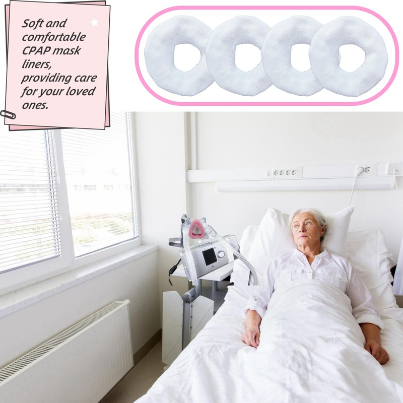 sosoftwell 4 Packs F20 CPAP Mask Liners Compatible with Medium