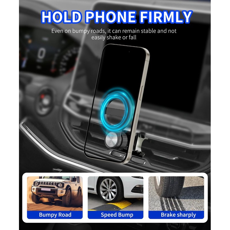 Lxkyanteu Car Phone Holder for Jeep Compass 2022 2023 2024