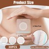 FWUNYVN 30Pcs Castor Oil Pack Wrap for Belly Button,Disposable Belly
