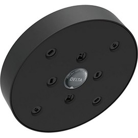 Delta RP70175-BL15 H2Okinetic Single-Setting Raincan Shower head, Matte Black
