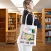 TSOTMO Golf Gift Golfing Shopping Bag Peace Love Golf Canvas