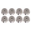 13PCS V Pulley Wheel Stainless Steel Printer Round Wheel Roller