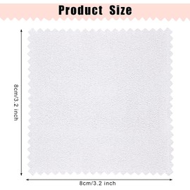 YKKJ Jewellery Cleaning Cloth, Jewellery Polishing Cloth, Pack of 50, Sterling Silver, Gold, Platinum, Silver Cleaning Cloth