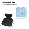 WALLFID 2-in-1 Car Seat Protector Set - Universal Non-Slip Leather