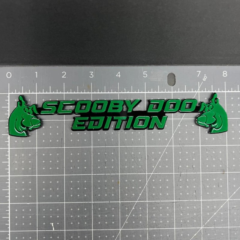 Emblem Badge Scooby Doo Edition Emblem – 3D Multicolor Acrylic