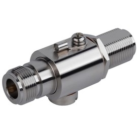 Lightning Arrestor N Type Female to Female Frequency 0-6 GHz 50 ohm, 90V Gas Discharge Tube,Lightning Protection Arrestor