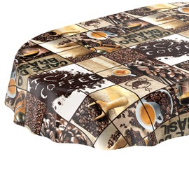 Anro Oilcloth Wax Tablecloth, Washable