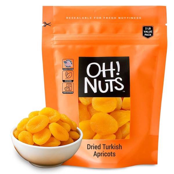 Oh! Nuts Dried Apricots Turkish - 2 lb - Dried