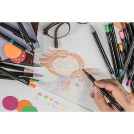 Zebra Zensations Mechanical Colored Pencils, 2.0mm Point Size, Assorted Colored Lead, 12-Count