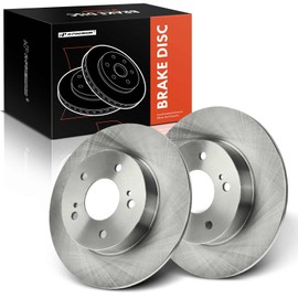 A-Premium 10.94 inch (278mm) Rear Solid Disc Brake Rotors Compatible with Select Nissan and Infiniti Models - Maxima 1994-2003, I30 1996-2001, I35 2002-2004, 2-PC Set