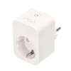 EDO, WiFi Schuko-Steckdose mit Tuya Energiemonitor, 16A 3680W, Smarte Steckdose,