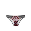 Victoria's Secret Heart Embroidery Cheekini/Cheeky Panty Multicolor New Medium