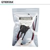 QTEATAK DC 12V 10A 6 Pin 3 Position (ON)-Off-(ON) AC