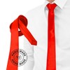OcioDual Unisex Slim Tie Without Satin Print for Celebrations and