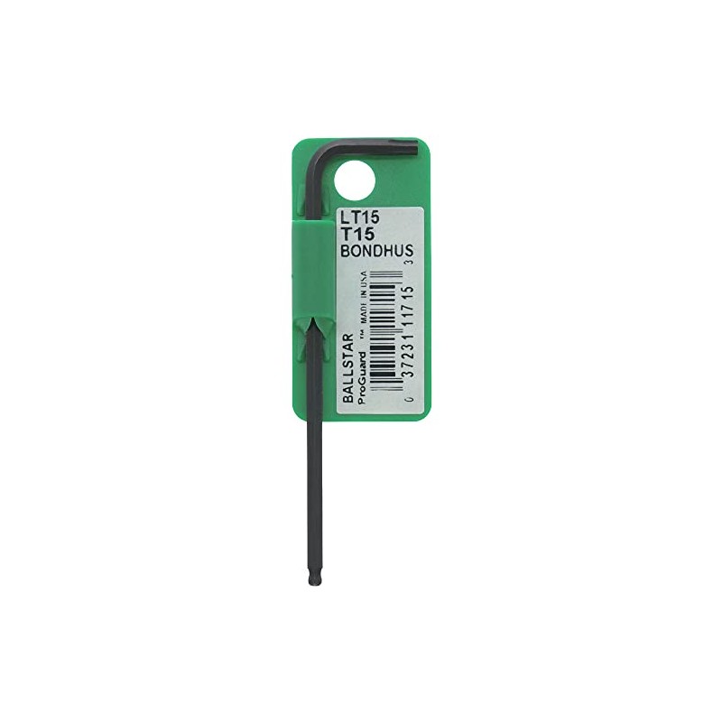 BONDHUS LT15 No.11715 Torx® Ball Point Ballstar™ L-Wrench T15 (Short
