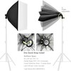 Julius Studio [2 Pack] Softbox Photography Lighting Kit, 85W LED