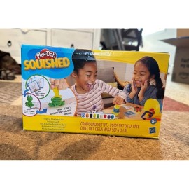 Play-Doh Squished Creative Challenge Set with 4 Activities for Kids