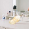 Feather Duster Extendable Handle，53In Telescopic Duster with 1 Ostrich Feather