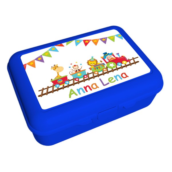 CreaDesign, Children's lunch box, lunch box, blue with compartments insert,