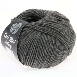 LANA GROSSA Cool Wool Plain Extra Fine Merino Wool, Machine Washable and Felt-Free, Hand Knitting Yarn Made from 100% Virgin Wool (Extra Fine Merino), 50 g Wool for Knitting and Crocheting, 160 m Yarn