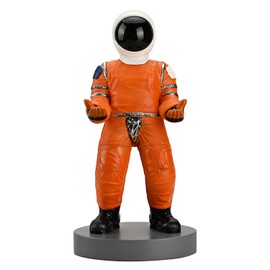 CYXStar Astronaut Mobile Phone & Pen Holder, Device Stand, Desk Organizer Decorative Pencil Holder(Orange&Black)