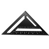 Hezhu 12" Ruler Metric Aluminum Alloy Speed Square Roofing Triangle