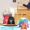 SilTriangle Jesus Loves You Drawstring Backpack Bulk Easter Church Gifts