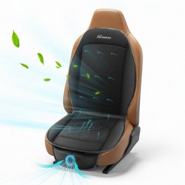 Snailax Cooling Car Seat Cushion with Air Fan for Most Car Truck 3 Speeds USB