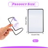4 Pcs Flat Magnifier Lay on Page 3X Magnifying Sheet