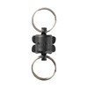 Nite-ize Keyring 360 Magnetic Quick Connector, Magnetic Locking Split Rings