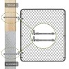 Insaga J Bolt Gate Hinge, 304 Stainless Steel Farm Gate