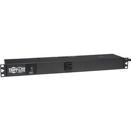 Tripp Lite Metered PDU, 15A, 13 Outlets (5-15R), 120V, 5-15P, 100-127V Input, 15 ft. Cord, 1U Rack-Mount Power, 2 Year Warranty (PDUMH15)