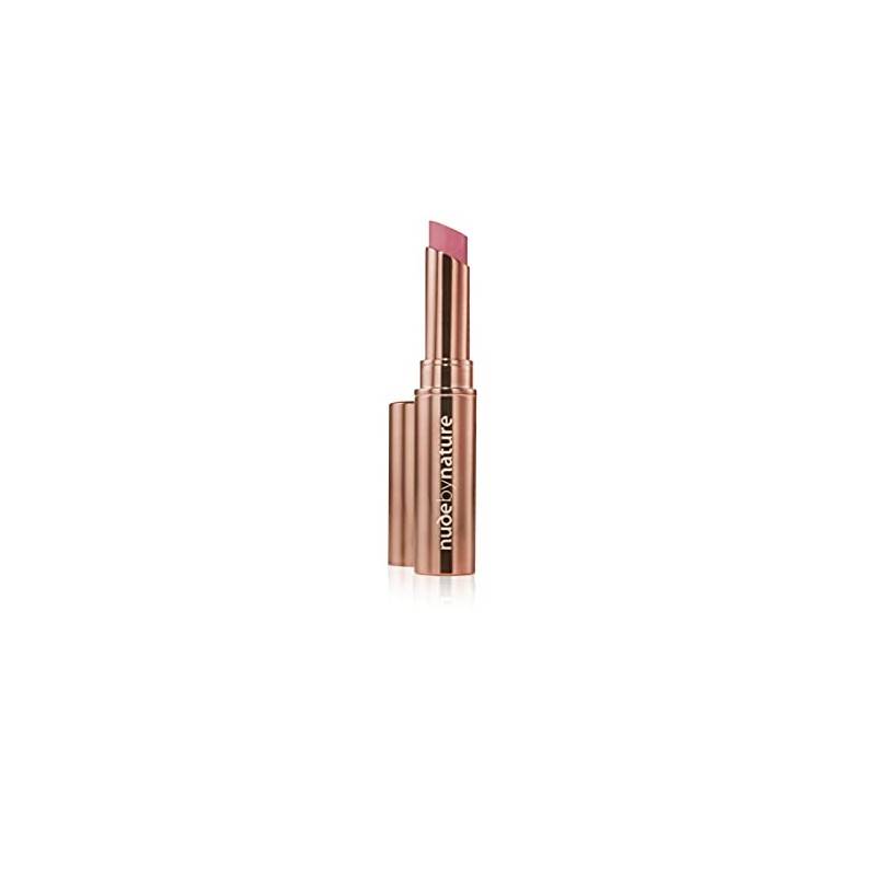Nude by Nature Creamy Matte Lipstick, Coral Pink
