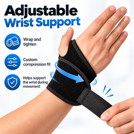 Sports Wrist Support Band for Badminton, Basketball & Tennis – Pressure-Style Design for Training and Court Sports