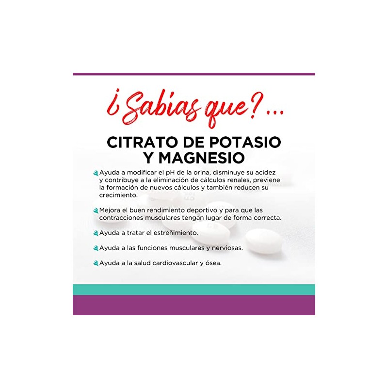 CITRATO DE POTASIO Y MAGNESIO c/60 capsulas TECNONATURA