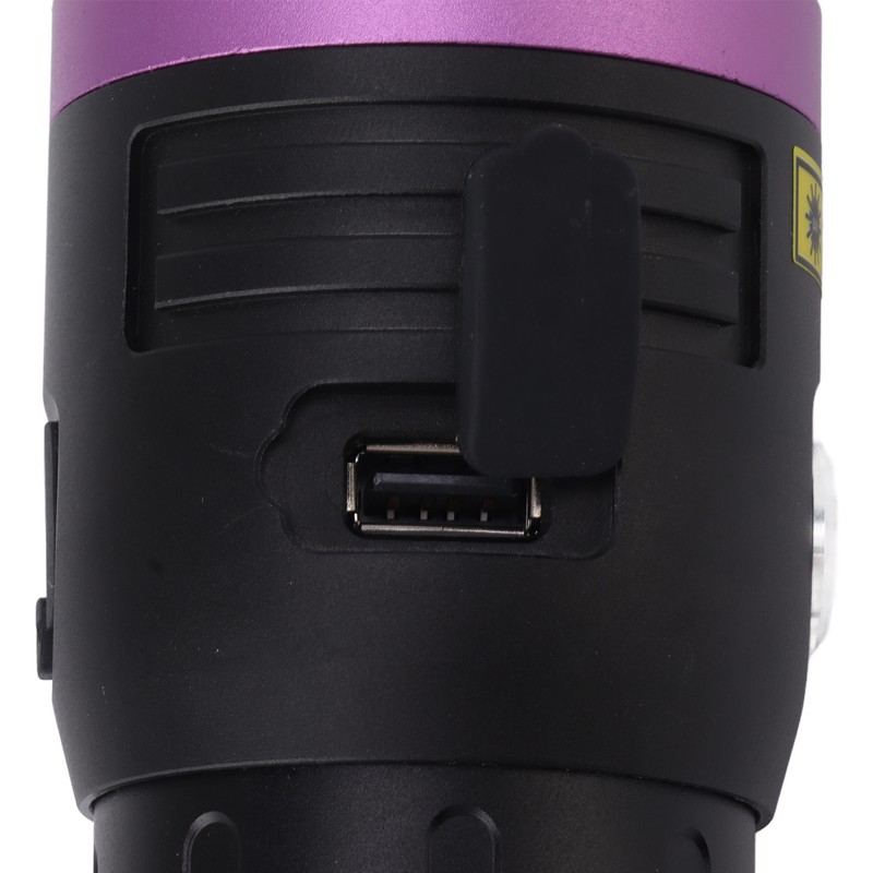 80W Black Light UV Flashlight Rechargeable 365NM LED UV Flashlight