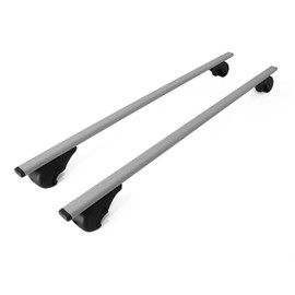 OMAC Roof Racks Cross Bars Luggage Carrier Durable for Toyota RAV4 2006-2012 Gray 2 Pcs Anti-Theft for Travel Kayak Canoe Surf Ski Snowboard Camping