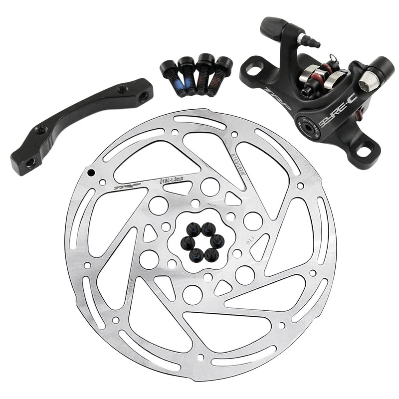 TRP SPYRE-C Road Alloy Mechancial Disc Brake Set 160mm Rotor,
