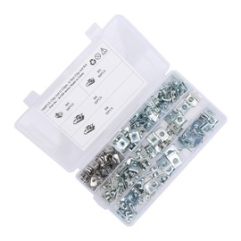 Spire Clip Nut 304 Stainless Steel U Clips Chimney Nut 304 Stainless Steel Fastener M4 M5 M6 M8 for Motorcycle Car 160pcs