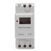 Digital Timer Switch LCD Programmable Weekly Rail Time Relay AC220‑240V