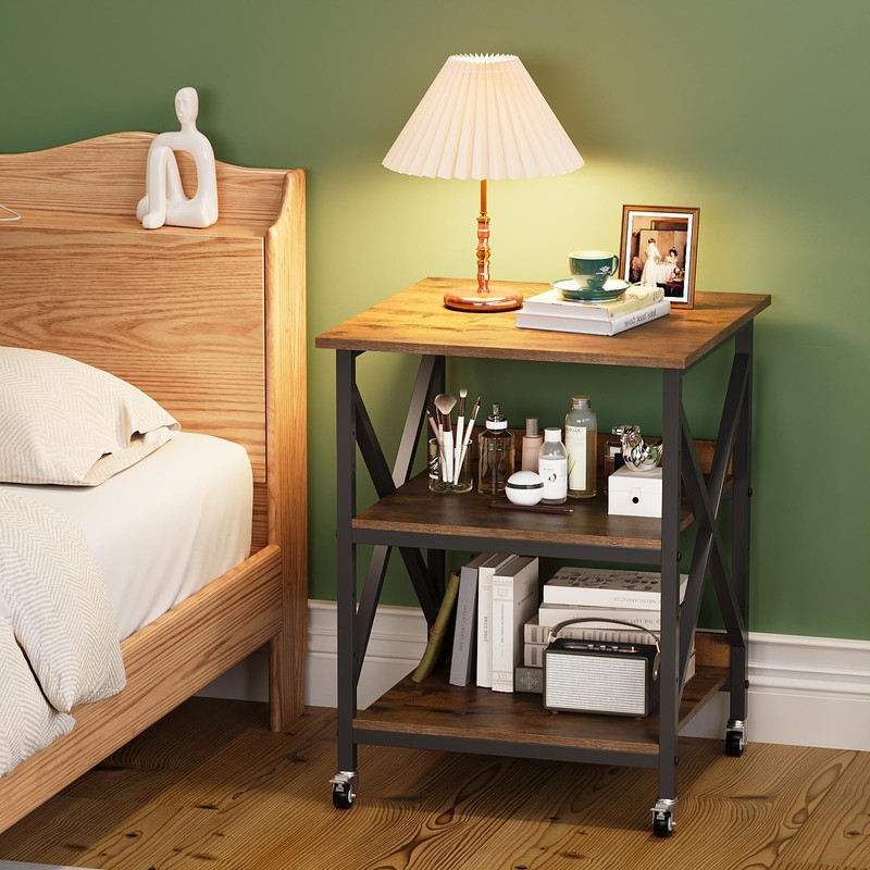 VENNQD 23.6 x 23.6 x 30.3 Inches Printer Stand, Large