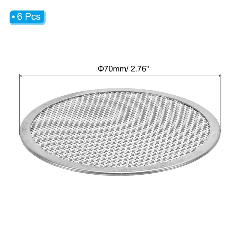 PATIKIL Germination Lids, 6 Pieces 70 mm Stainless Steel Strainer