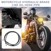 A ABSOPRO Motorcycle Hydraulic Brake Line Oil Hose 70.87 Inch