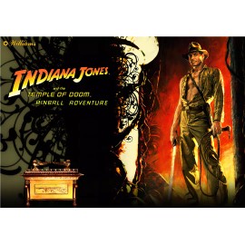 Williams Indiana Jones Pinball Machine Translite Alternate Artwork #1