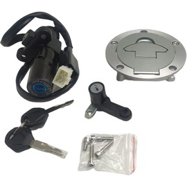 XDF Ignition Switch Gas Fuel Tank Cap Seat Lock Key Set Compatible For Yamaha YZF-R25/R3 2015-2019 For YZF R3 RH07 RH12