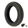 LHROPA 60/70-6.5 10-inch Rubber Explosion-proof Tubeless Tire + Straight nozzle