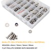 binifiMux 1020pcs M3 M4 M5 M6 Flat Phillips Countersunk Head